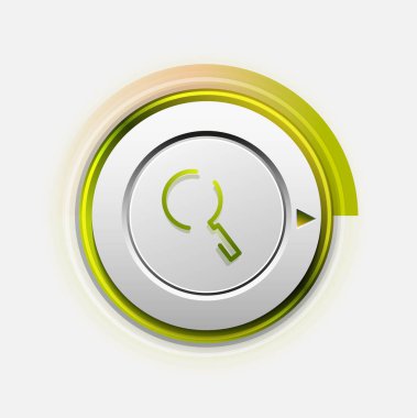 Magnifyier web düğme arama, kutsal kişilerin resmi büyütmek. Modern Büyüteç işareti, web sitesi tasarımı veya mobil uygulaması