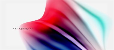 Bulanık sıvı arka plan renkleri, özet satırları, vektör çizim dalgalar