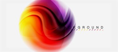 Girdap sıvısı akan renklerin hareket efekti, holografik soyut arkaplan