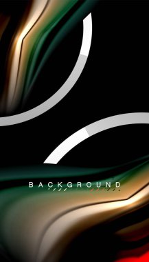 Sıvı sıvı metalik tarzı çizgi şeklinde Holografik dizayn renkleri