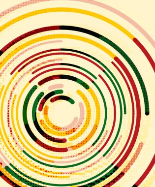 Dairesel çizgiler, daireler, geometrik arka plan