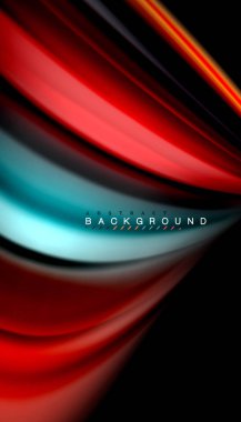 Sıvı vektör dalga arka plan renkleri karıştırma