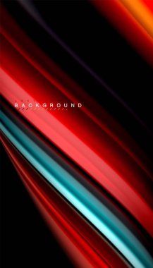 Sıvı vektör dalga arka plan renkleri karıştırma