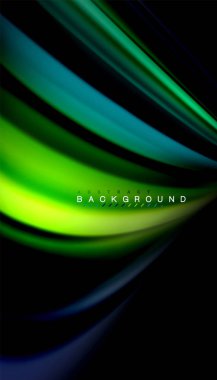 Sıvı vektör dalga arka plan renkleri karıştırma