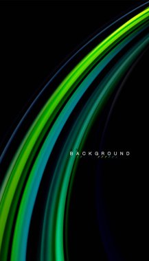 Sıvı vektör dalga arka plan renkleri karıştırma