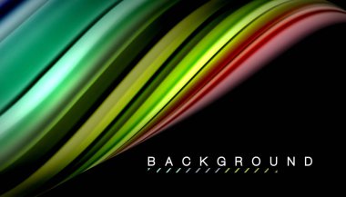 Sıvı vektör dalga arka plan renkleri karıştırma