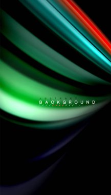 Sıvı vektör dalga arka plan renkleri karıştırma