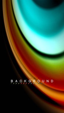 Sıvı vektör dalga arka plan renkleri karıştırma