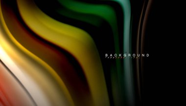 Sıvı vektör dalga arka plan renkleri karıştırma