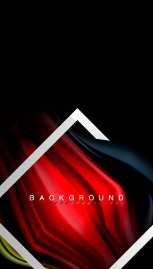 Sıvı sıvı metalik tarzı çizgi şeklinde Holografik dizayn renkleri