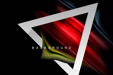 Sıvı sıvı metalik tarzı çizgi şeklinde Holografik dizayn renkleri