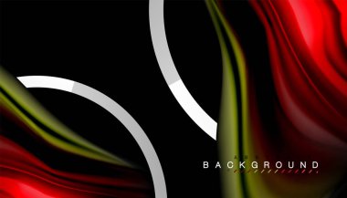 Sıvı sıvı metalik tarzı çizgi şeklinde Holografik dizayn renkleri