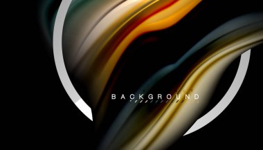 Sıvı sıvı metalik tarzı çizgi şeklinde Holografik dizayn renkleri