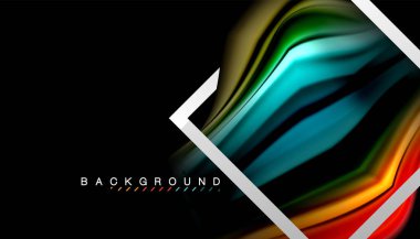 Sıvı sıvı metalik tarzı çizgi şeklinde Holografik dizayn renkleri