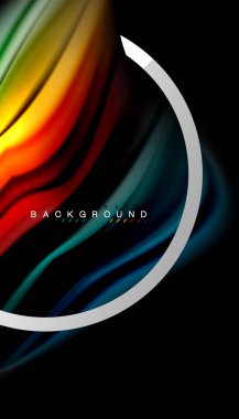 Sıvı sıvı metalik tarzı çizgi şeklinde Holografik dizayn renkleri