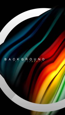 Sıvı sıvı metalik tarzı çizgi şeklinde Holografik dizayn renkleri