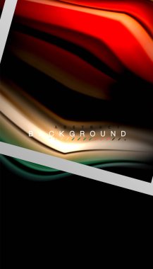 Sıvı sıvı metalik tarzı çizgi şeklinde Holografik dizayn renkleri