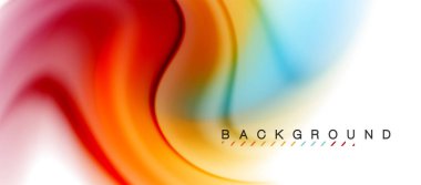 Girdap sıvısı akan renklerin hareket efekti, holografik soyut arkaplan