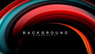 Sıvı vektör dalga arka plan renkleri karıştırma