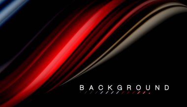 Sıvı vektör dalga arka plan renkleri karıştırma