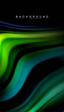 Sıvı vektör dalga arka plan renkleri karıştırma