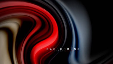 Sıvı vektör dalga arka plan renkleri karıştırma