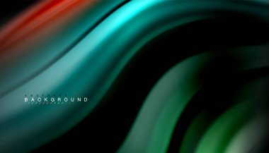 Sıvı vektör dalga arka plan renkleri karıştırma