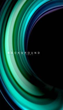 Sıvı vektör dalga arka plan renkleri karıştırma