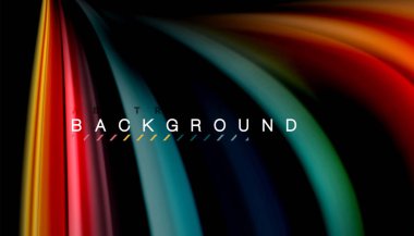 Sıvı vektör dalga arka plan renkleri karıştırma