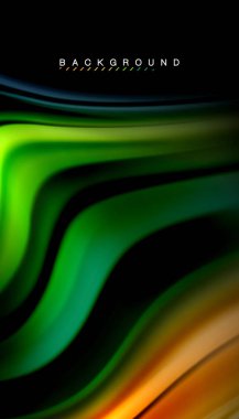 Sıvı vektör dalga arka plan renkleri karıştırma