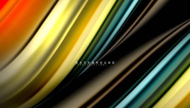 Sıvı vektör dalga arka plan renkleri karıştırma