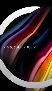 Sıvı sıvı metalik tarzı çizgi şeklinde Holografik dizayn renkleri