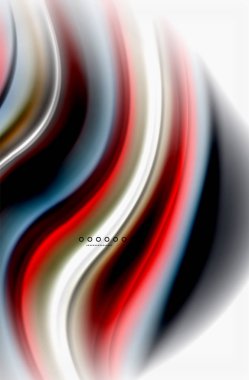 Gökkuşağı rengi dalgalar, bulanık vektör arka plan