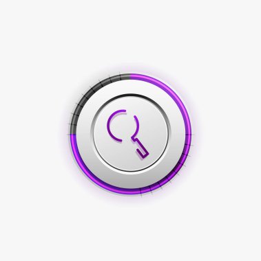Magnifyier web düğme arama, kutsal kişilerin resmi büyütmek. Modern Büyüteç işareti, web sitesi tasarımı veya mobil uygulaması