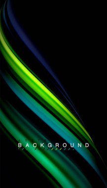 Sıvı vektör dalga arka plan renkleri karıştırma