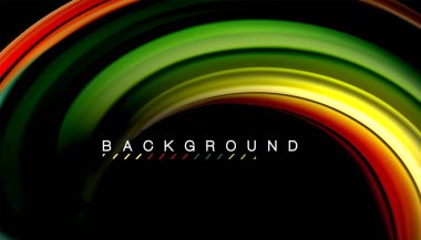 Sıvı vektör dalga arka plan renkleri karıştırma