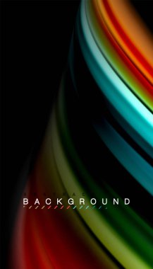 Sıvı vektör dalga arka plan renkleri karıştırma