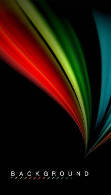 Sıvı vektör dalga arka plan renkleri karıştırma