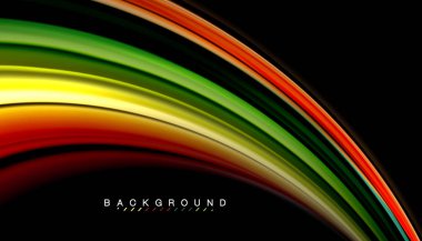 Sıvı vektör dalga arka plan renkleri karıştırma