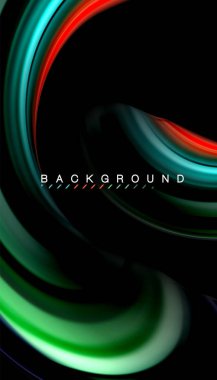 Sıvı vektör dalga arka plan renkleri karıştırma