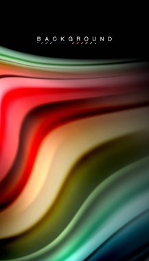 Sıvı vektör dalga arka plan renkleri karıştırma