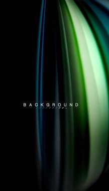 Sıvı vektör dalga arka plan renkleri karıştırma