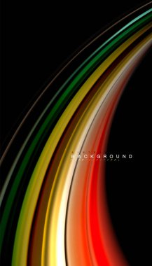 Sıvı vektör dalga arka plan renkleri karıştırma