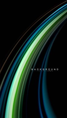 Sıvı vektör dalga arka plan renkleri karıştırma