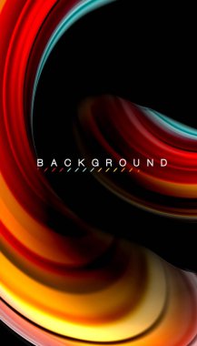 Sıvı vektör dalga arka plan renkleri karıştırma