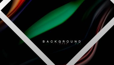 Sıvı sıvı metalik tarzı çizgi şeklinde Holografik dizayn renkleri