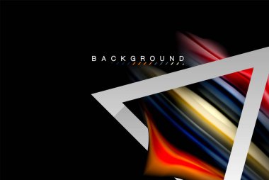 Sıvı sıvı metalik tarzı çizgi şeklinde Holografik dizayn renkleri