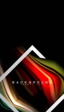 Sıvı sıvı metalik tarzı çizgi şeklinde Holografik dizayn renkleri