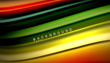 Sıvı vektör dalga arka plan renkleri karıştırma