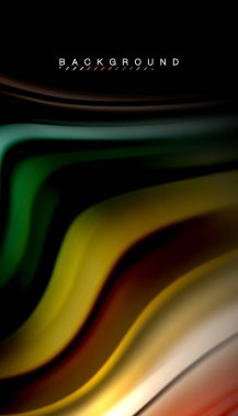 Sıvı vektör dalga arka plan renkleri karıştırma